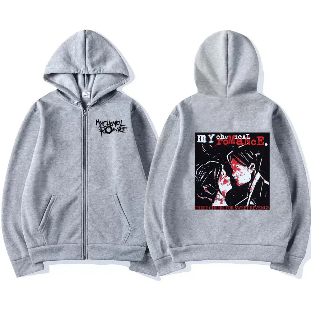 Rock Band My Chemical Romance  - Vintage Zip Hoodie บทวิจารณ์และราคา