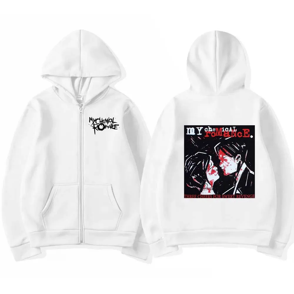 Rock Band My Chemical Romance  - Vintage Zip Hoodie บทวิจารณ์และราคา
