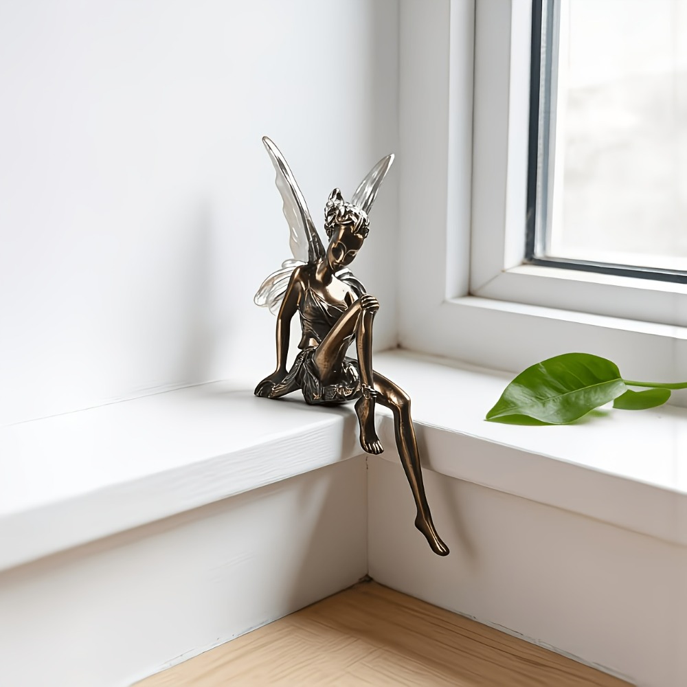 รูปปั้นนางฟ้าเรซิ่นสไตล์วินเทจ - Vintage Fairy Figurines Collectible บทวิจารณ์และราคา