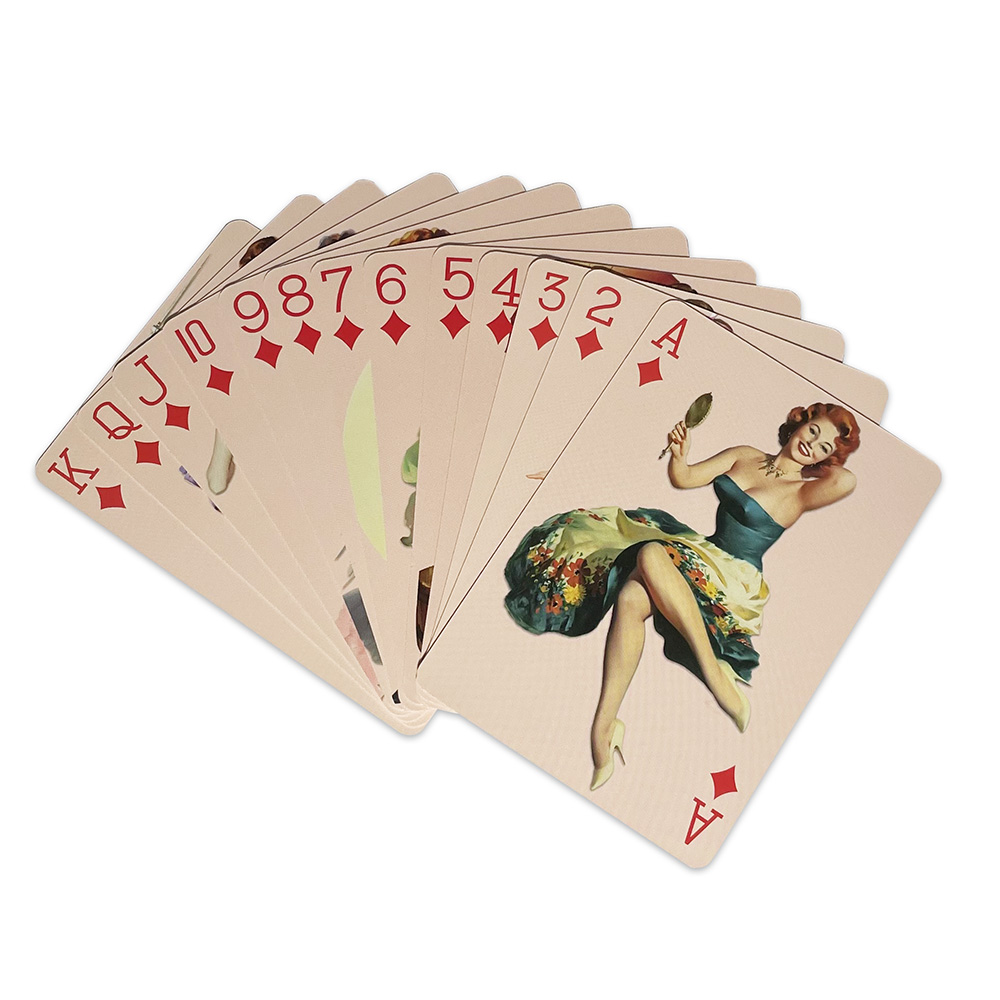 บิกินี่ผู้หญิงสวยเซ็กซี่อเมริก - Vintage Collectible Playing Cards บทวิจารณ์และราคา