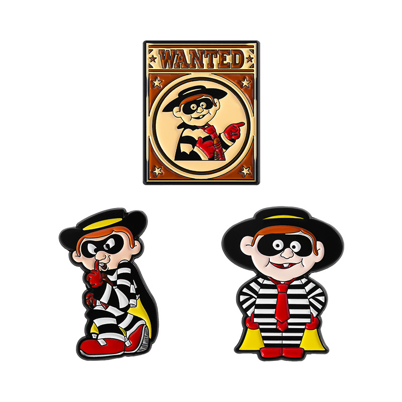 เข็มกลัดเคลือบวินเทจลาย Hambur - Vintage Cartoon Collectible บทวิจารณ์และราคา