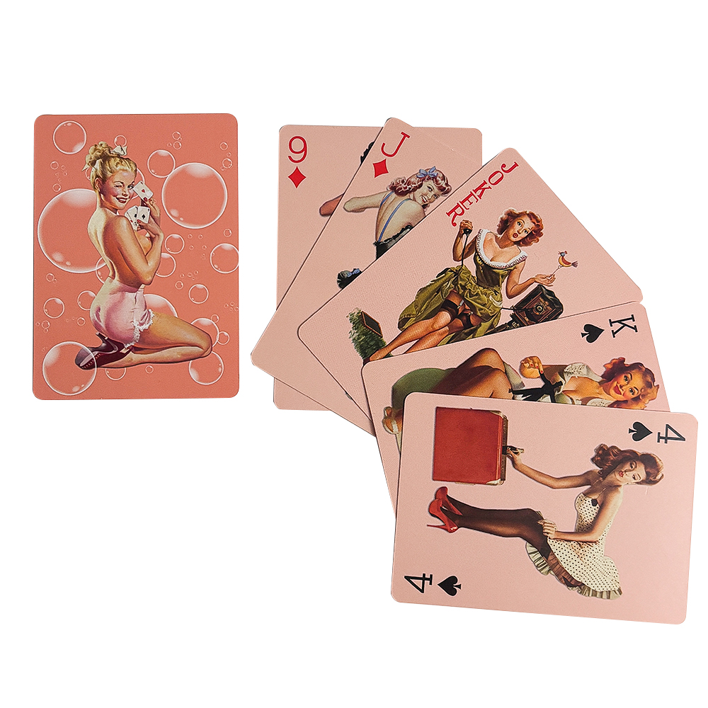 Pin-up Girlsเล่นไพ่สํารับโป๊กเ - Vintage Collectible Playing Cards บทวิจารณ์และราคา